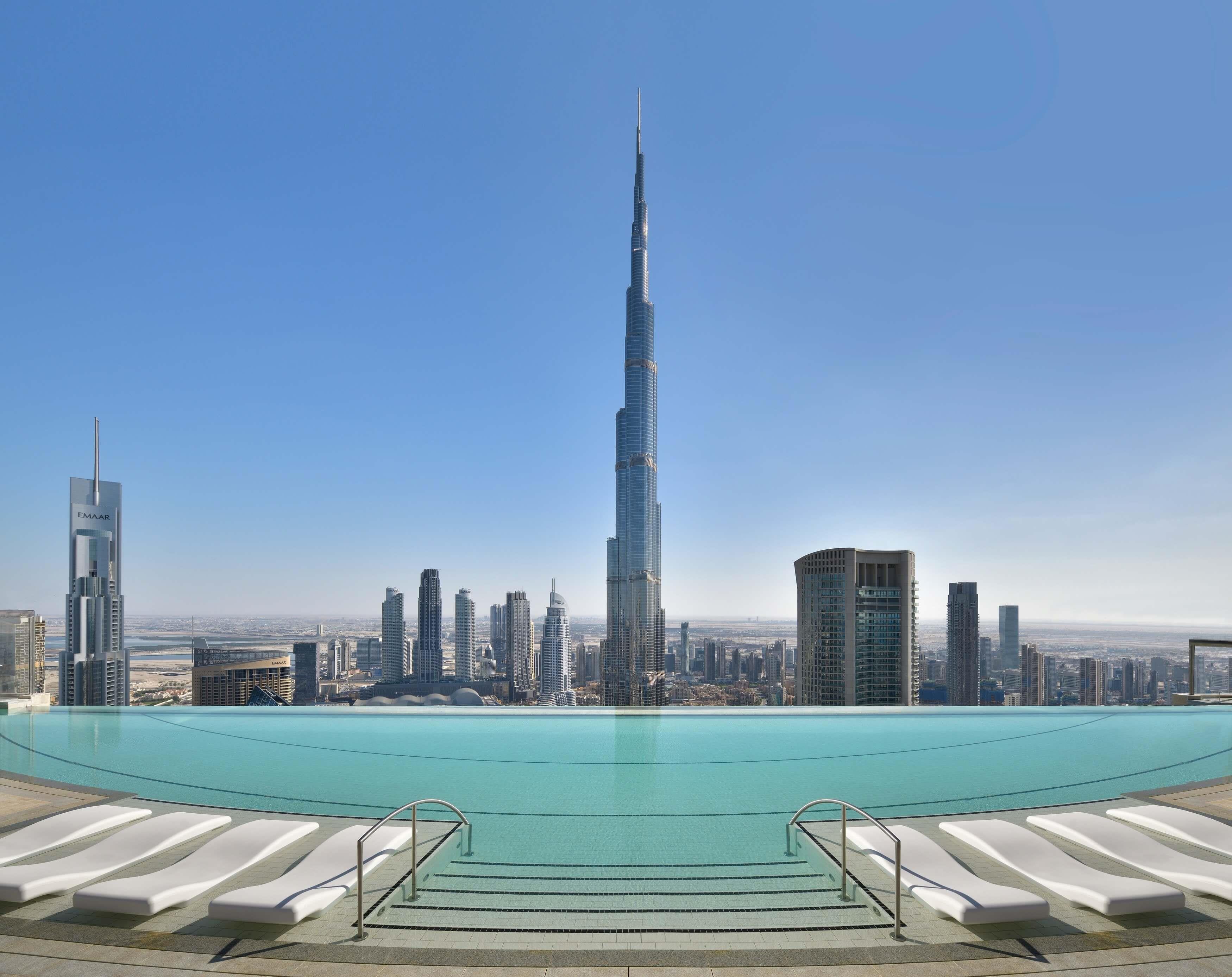 Район бурдж халифа. Address Sky view 5 Дубай. Смотровая Скайвью Дубай. Отель address Sky view в Дубае. ОАЭ Бурдж Халифа.