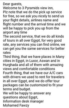 3 Pyramids View Inn 3*