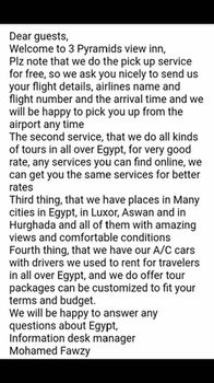 3 Pyramids View Inn 3*