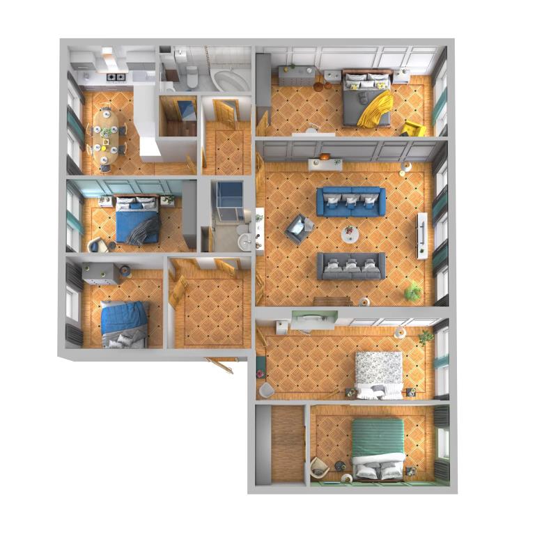 Minin Apartments u Ermitazha 200 kv.m. Apartments 0*