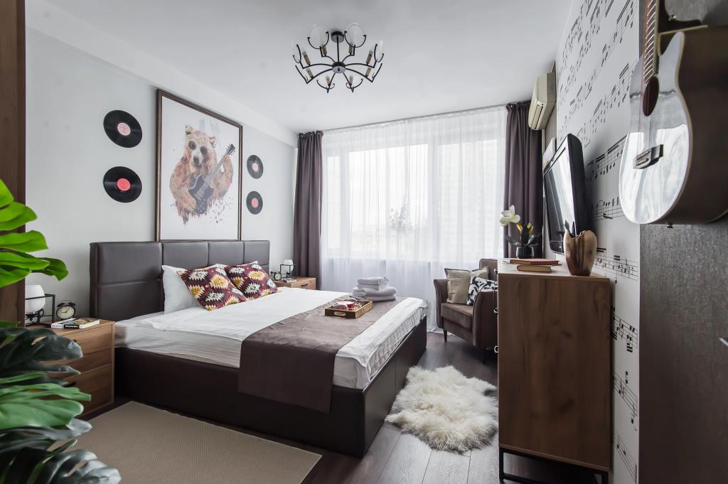 GM Apartments v stile Rock-n-roll s vidom na Kremль Flat 0*
