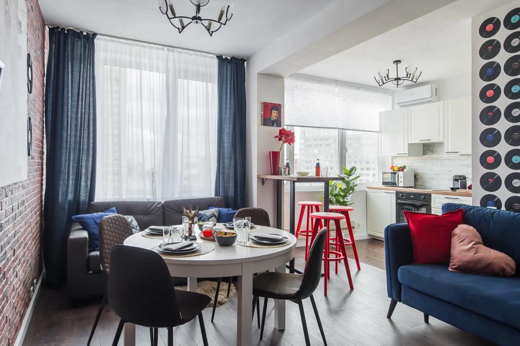 GM Apartments v stile Rock-n-roll s vidom na Kremль Flat 0*