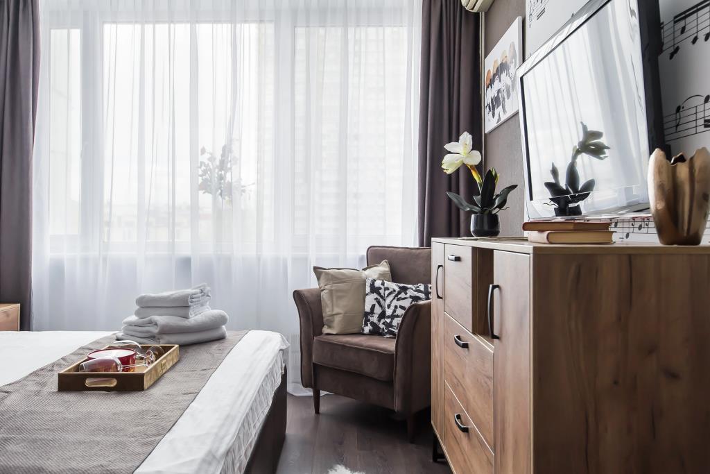 GM Apartments v stile Rock-n-roll s vidom na Kremль Flat 0*