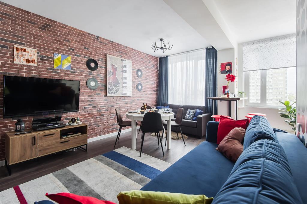 GM Apartments v stile Rock-n-roll s vidom na Kremль Flat 0*