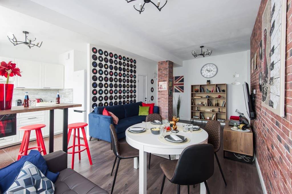 GM Apartments v stile Rock-n-roll s vidom na Kremль Flat 0*