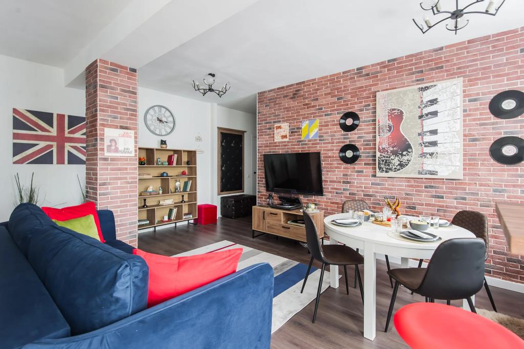 GM Apartments v stile Rock-n-roll s vidom na Kremль Flat 0*