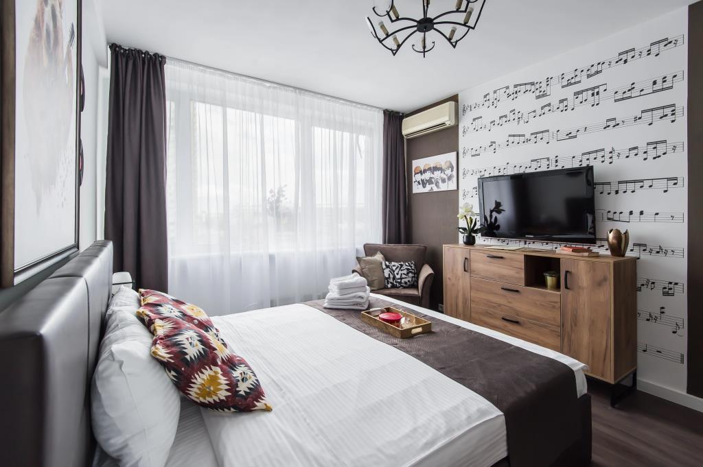 GM Apartments v stile Rock-n-roll s vidom na Kremль Flat 0*