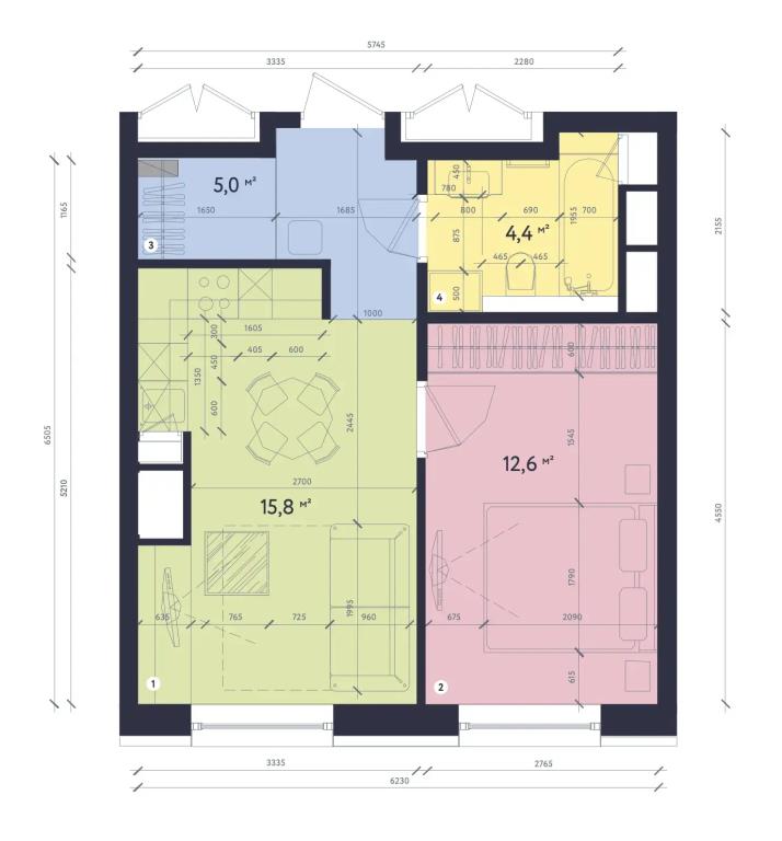 #1 Duplex for 2+2 by Lo Apartments 0*