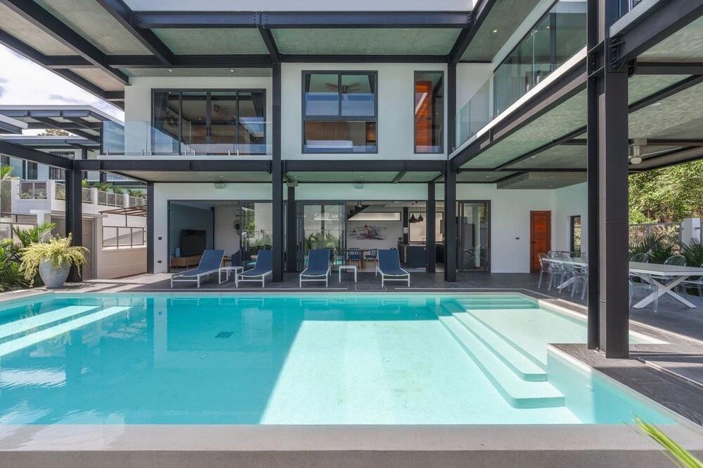 Trendy LoftStyle Eco Pool Villa Sunset 7 0*