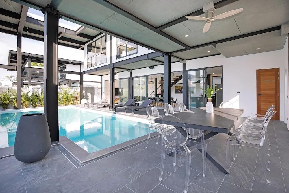 Trendy LoftStyle Eco Pool Villa Sunset 7 0*
