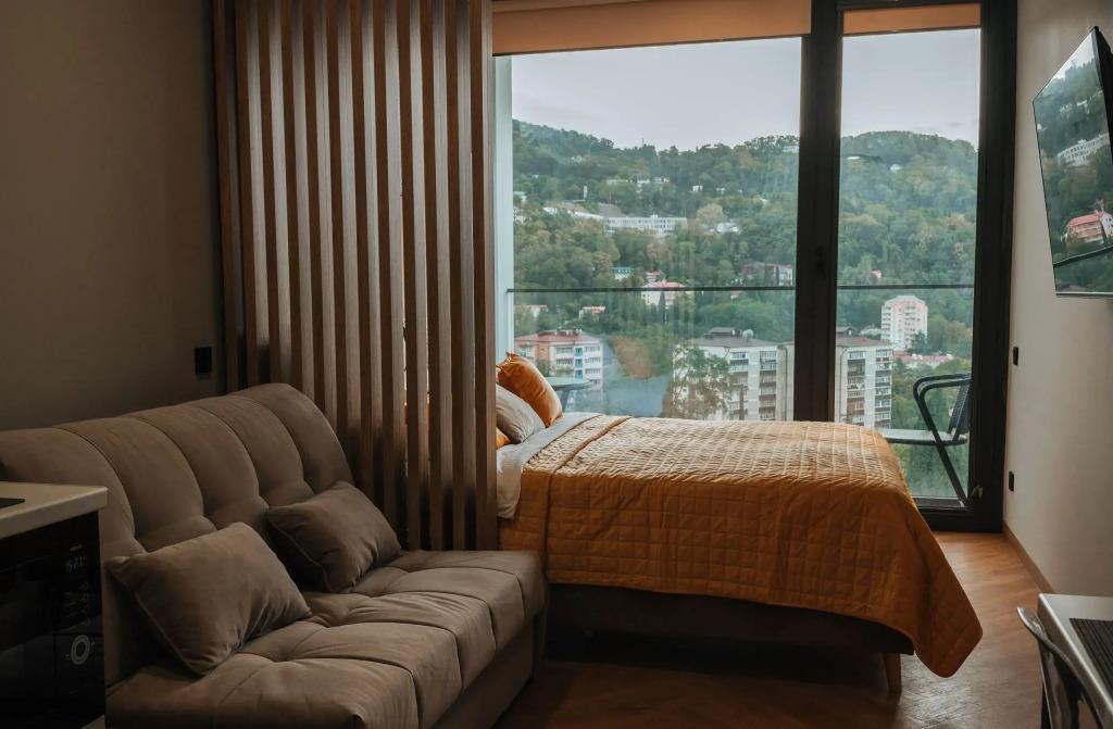V Sochi Tsentr Khosty S Vidom na More AK Gorka Apartments 0*