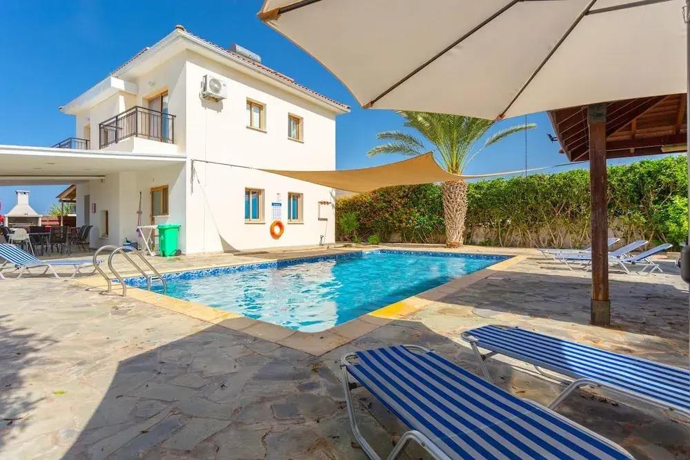 Villa Argaka Sunset Large Private Pool Walk to Beach Sea Views A C Wifi Eco-friendly - 2760 0*