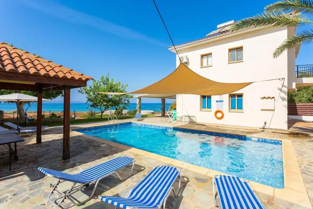 Villa Argaka Sunset Large Private Pool Walk to Beach Sea Views A C Wifi Eco-friendly - 2760 0*