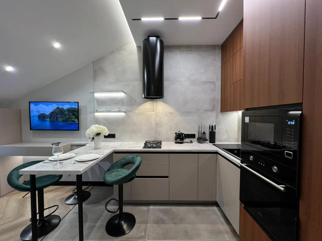 Dizaynerskaya Kvartira u Morya Flat 0*