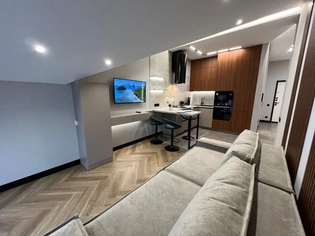 Dizaynerskaya Kvartira u Morya Flat 0*