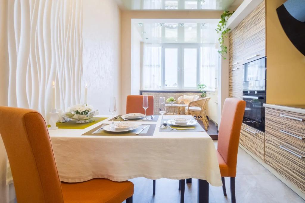 Prekrasnaya 2-kh komnatnaya ryadom s plyazhem Aleksino Flat 0*