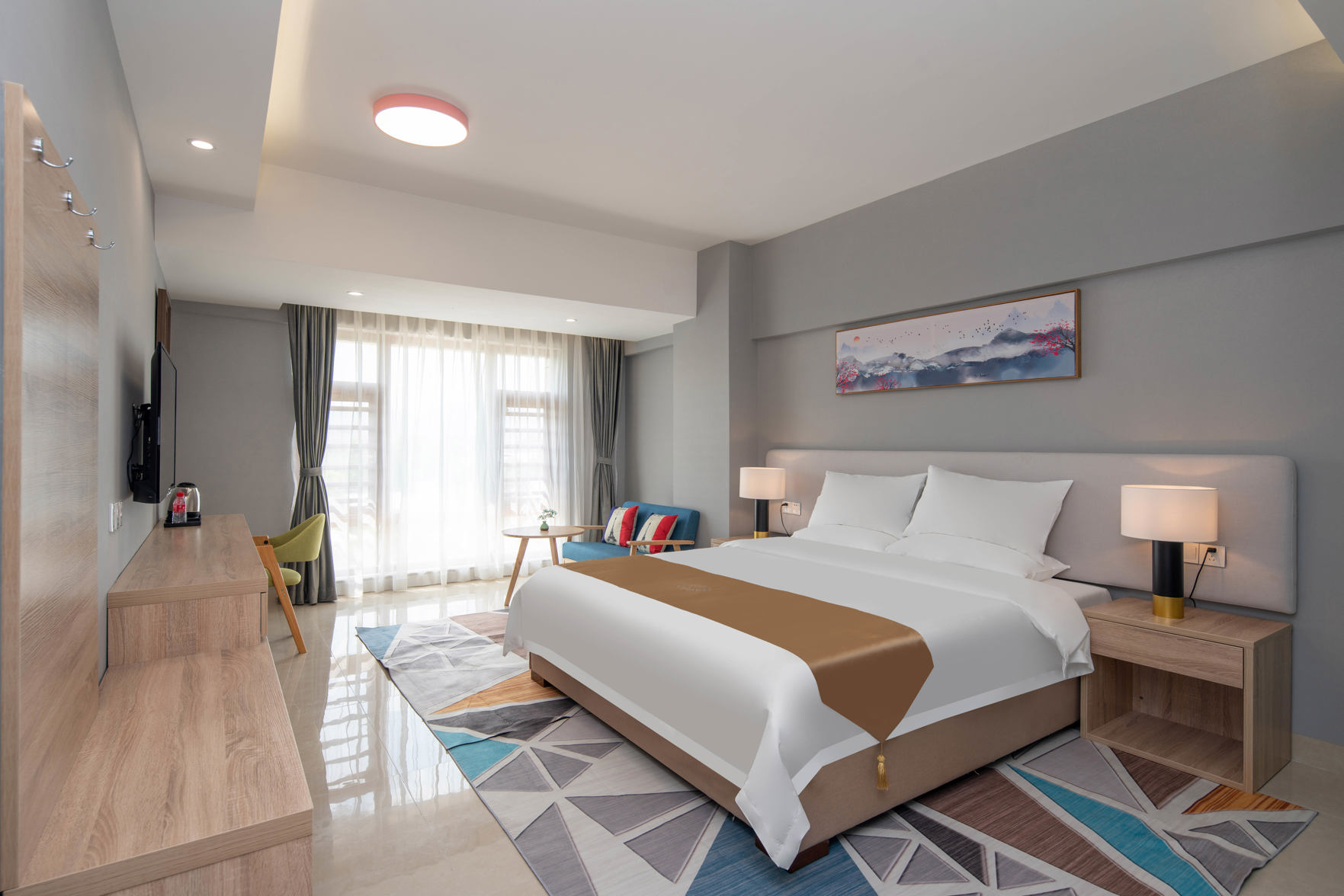 Floral hotel·Wangyuanlou Inn(Paradise store of Tanzhou town government, Zhongshan) 2*