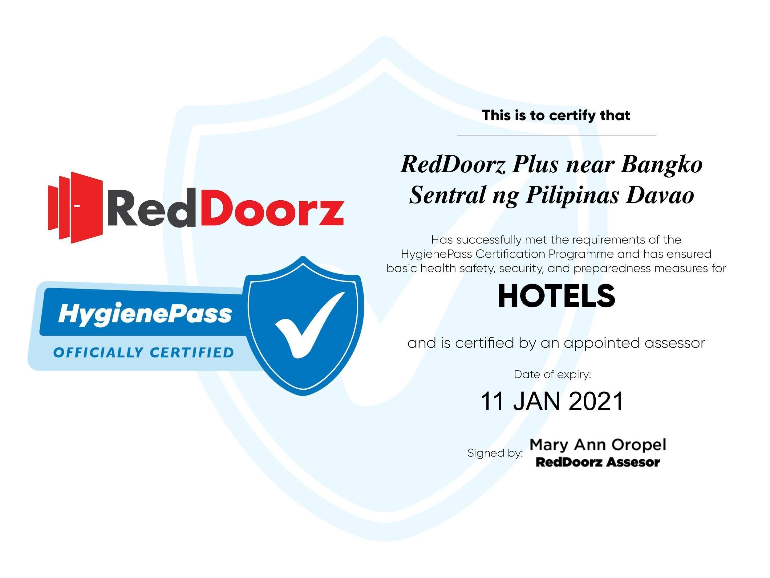 RedDoorz Plus near Bangko Sentral ng Pilipinas Davao 3*