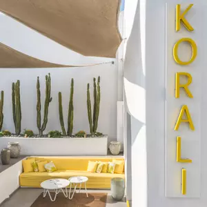 отель Myconian Korali Relais & Chateaux