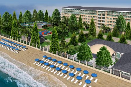 Отель Черноморец парк-отель в Гудаута - Абхазия